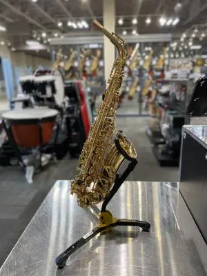 Jupiter Alto Sax, Gold Lacquered, High F# 2